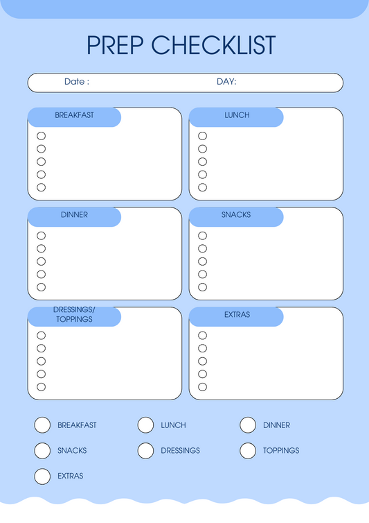PDF TEMPLATES FOR MEAL PLANNING